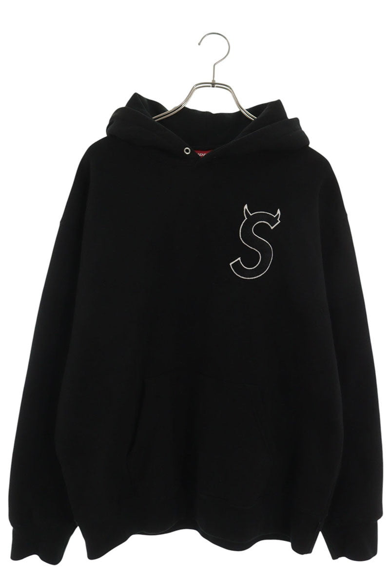 SUPREME 22AW Devil S Logo Hoodie Black Size L
