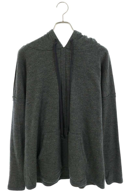 GREG LAUREN Wool Zip Hoodie Gray Size L