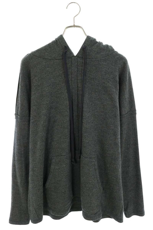 GREG LAUREN Wool Zip Hoodie Gray Size L