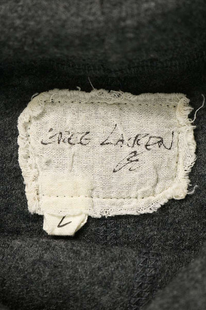 GREG LAUREN Wool Zip Hoodie Gray Size L