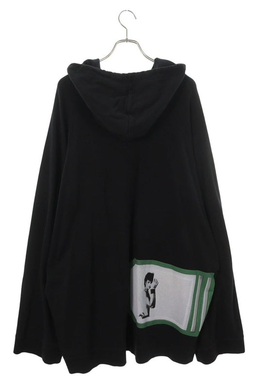 RAF SIMONS 17SS Back Photo Print Hoodie Multi Size L
