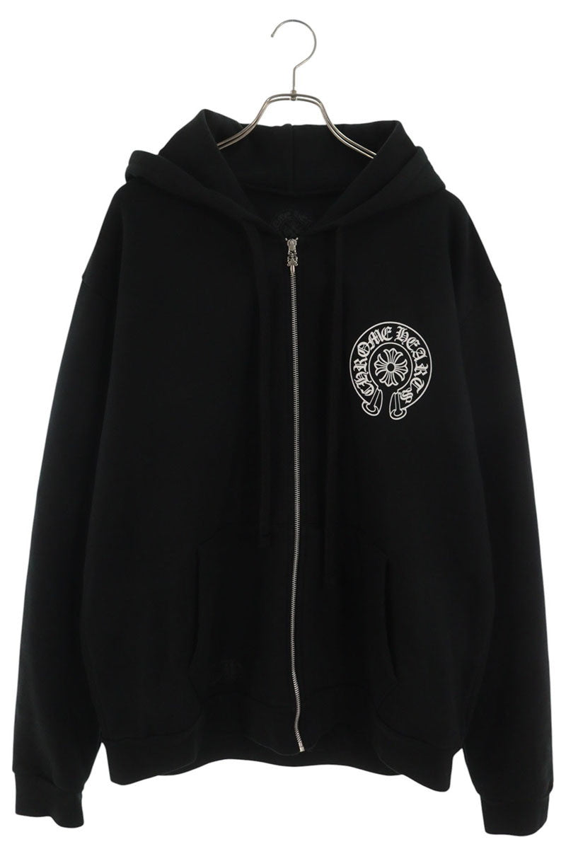 Chrome Hearts Osaka LTD Back Horseshoe Zip Hoodie Size L