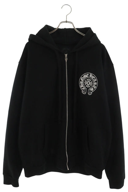 Chrome Hearts Osaka LTD Back Horseshoe Zip Hoodie Size L