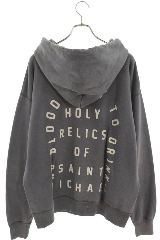 SAINT MICHAEL 21SS HOLY RELICS Distressed Hoodie Size XL