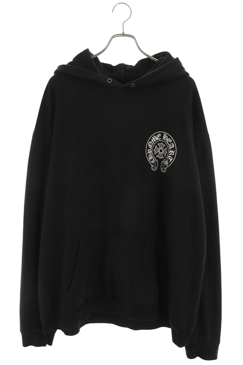 Chrome Hearts Tokyo LTD Back Horseshoe Hoodie Black Size XL