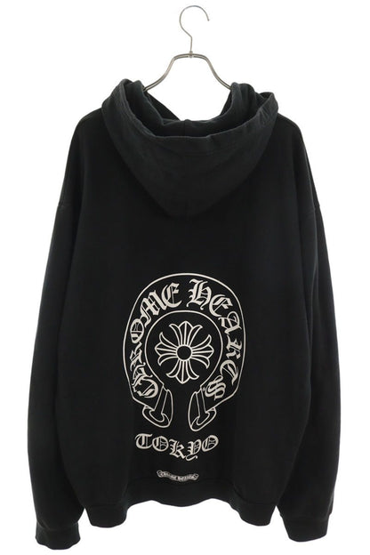 Chrome Hearts Tokyo LTD Back Horseshoe Hoodie Black Size XL