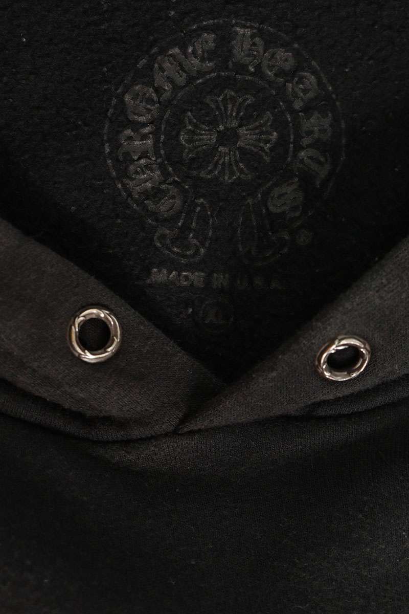 Chrome Hearts Tokyo LTD Back Horseshoe Hoodie Black Size XL