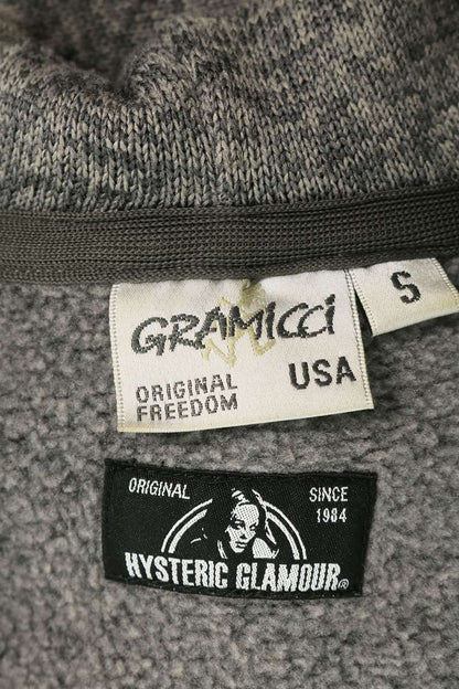 HYSTERIC GLAMOUR x GRAMICCI Sleeve Logo Zip Hoodie Size S
