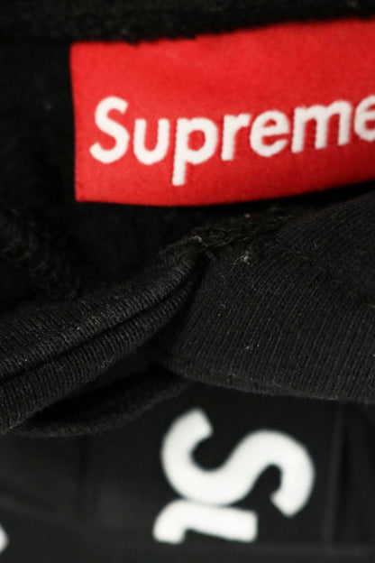 SUPREME 20AW Cross Box Logo Hooded Sweatshirt Black Size M
