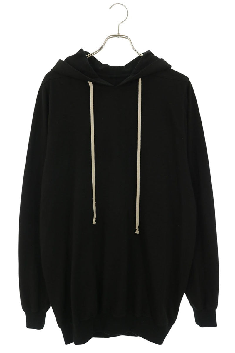 Rick Owens 24AW Cotton Pullover Hoodie Black Size M