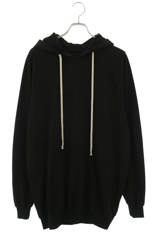 Rick Owens 24AW Cotton Pullover Hoodie Black Size M