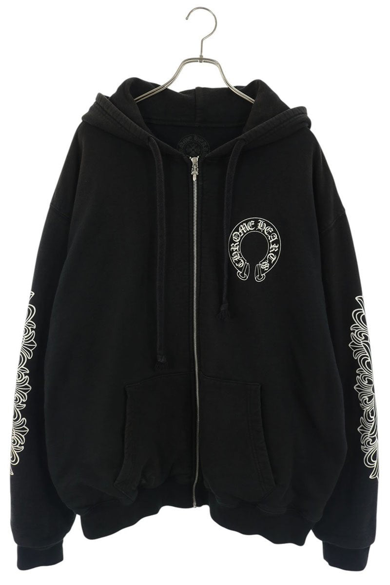Chrome Hearts Thermal Horseshoe Dagger Zip Hoodie Size XXL
