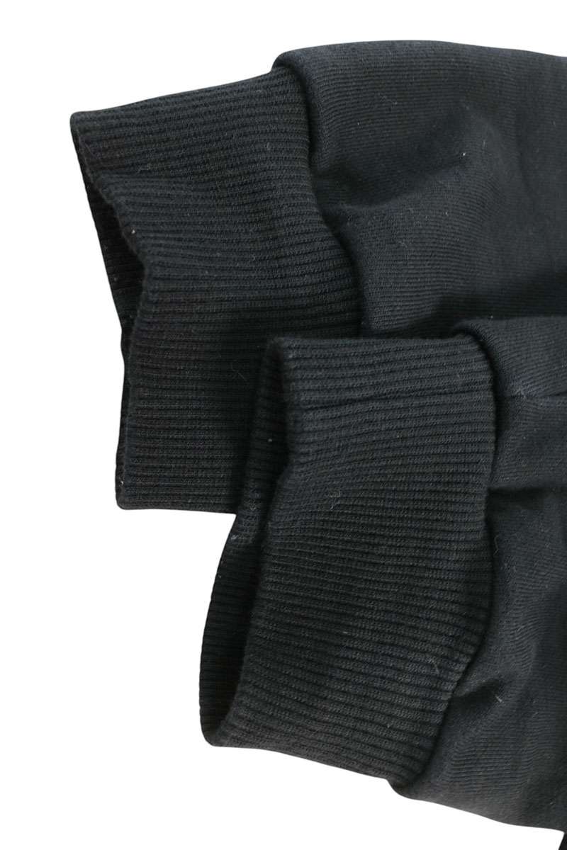 CELINE Logo Drawcord Pullover Hoodie Black Size L
