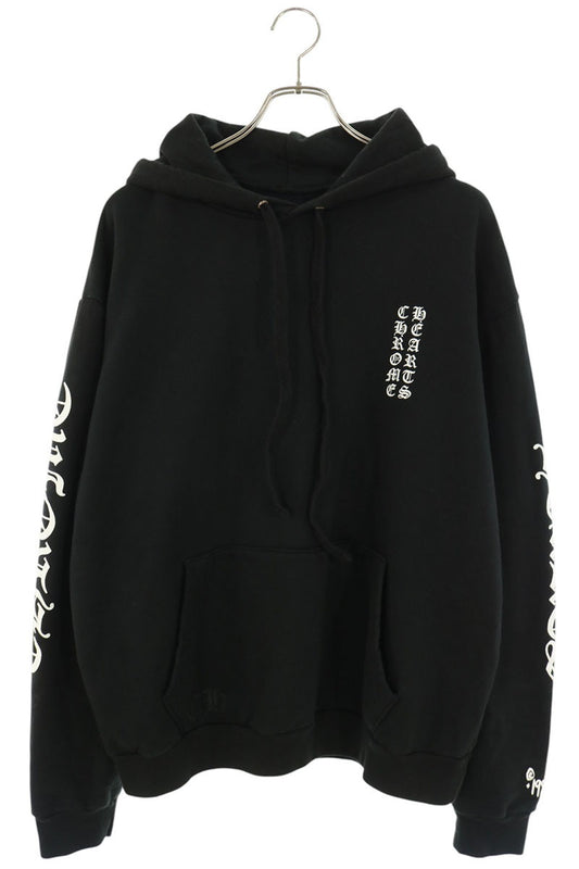 Chrome Hearts SWTSHRT PLVR Sleeve Logo Print Hoodie Size M
