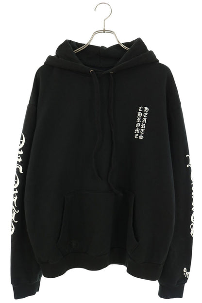 Chrome Hearts SWTSHRT PLVR Sleeve Logo Print Hoodie Size M