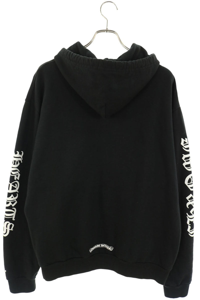 Chrome Hearts SWTSHRT PLVR Sleeve Logo Print Hoodie Size M
