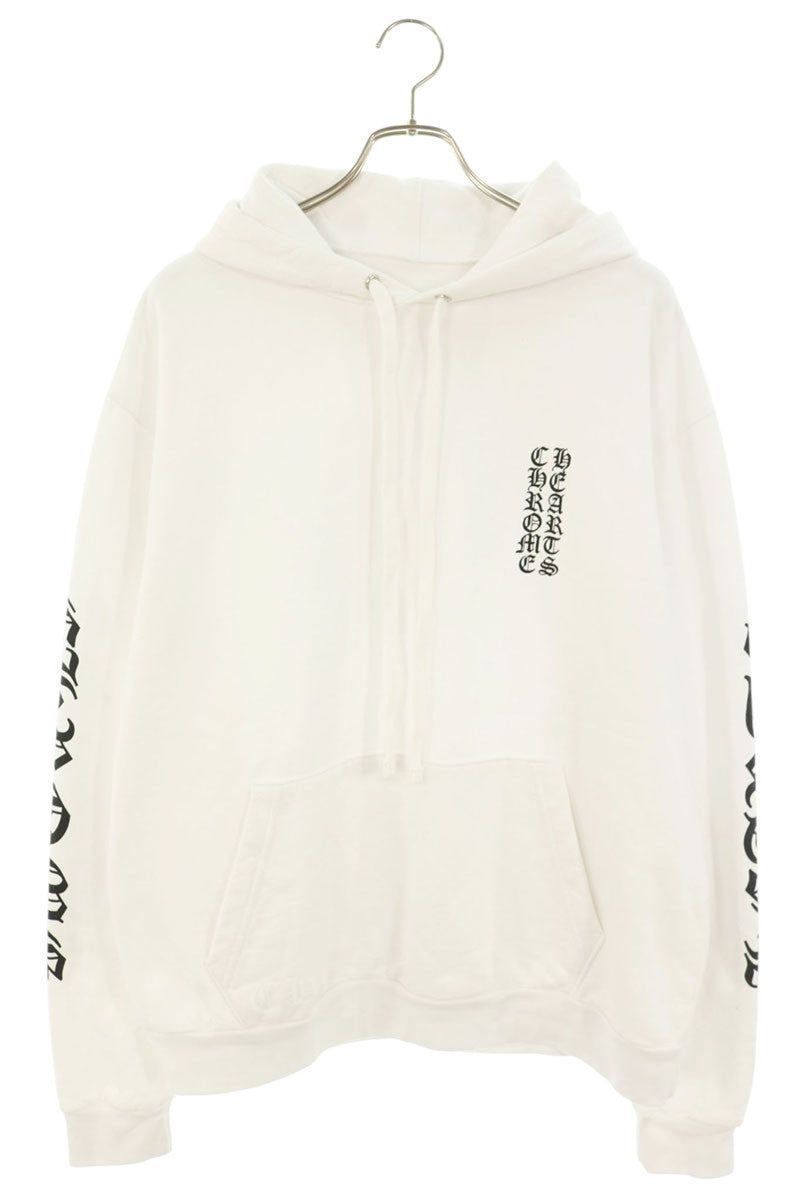 Chrome Hearts SWTSHRT PLVR Sleeve Logo Print White Size M