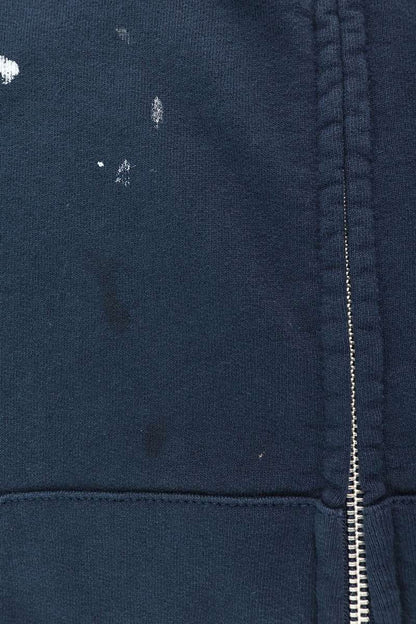 MM6 x Supreme 26SS Paint Box Logo Zip Hoodie Navy Size XL
