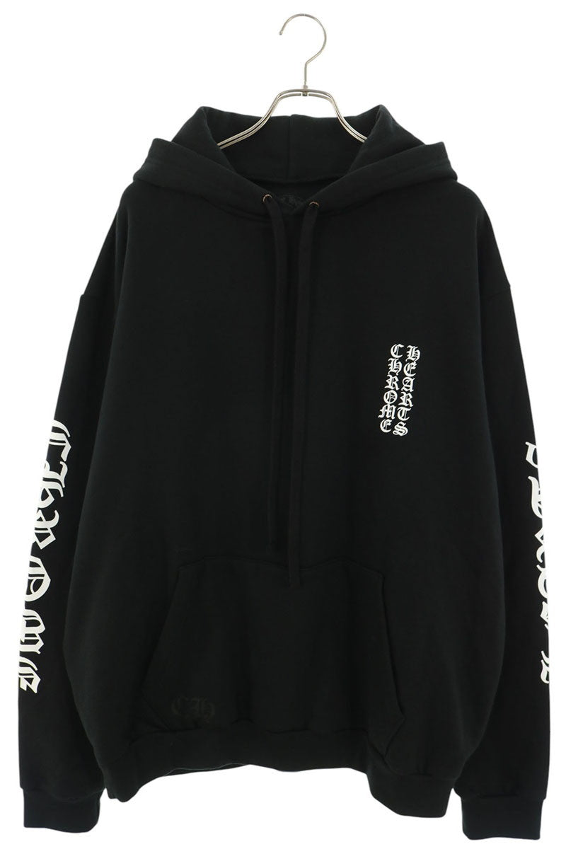 Chrome Hearts Sleeve Logo Print Pullover Hoodie Size XL