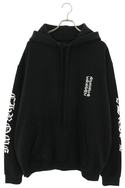 Chrome Hearts Sleeve Logo Print Pullover Hoodie Size XL