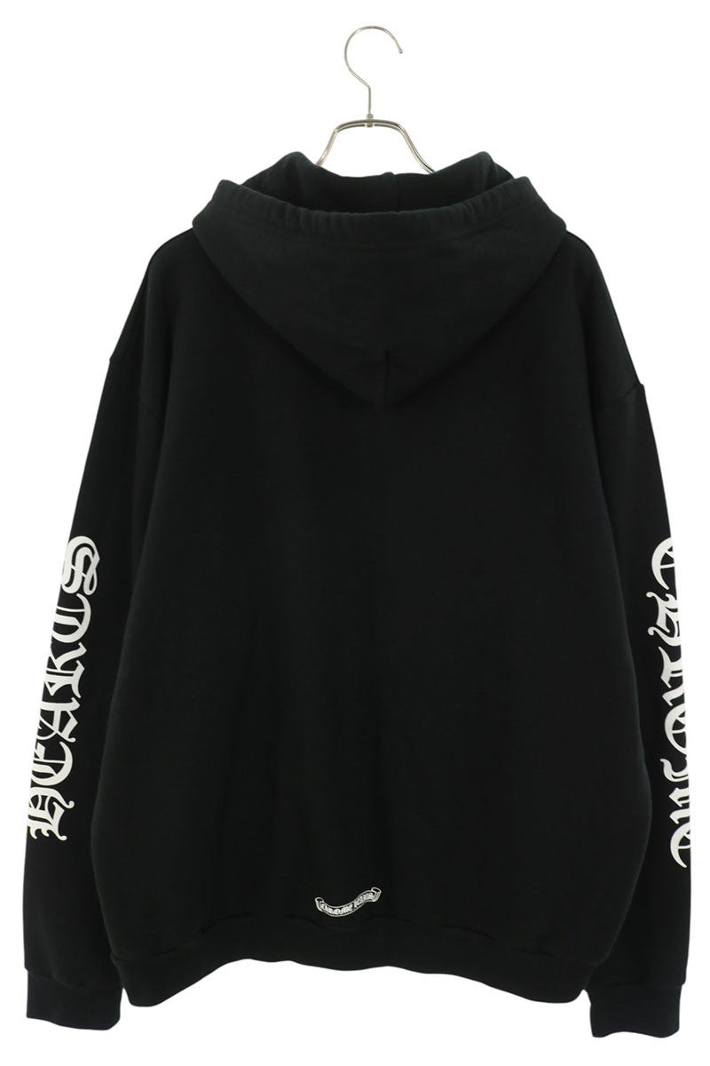 Chrome Hearts Sleeve Logo Print Pullover Hoodie Size XL