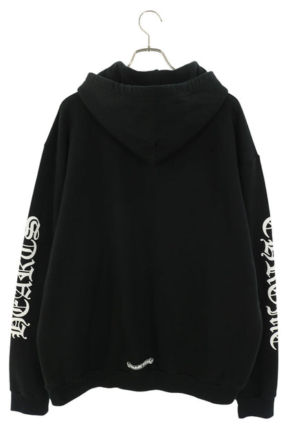 Chrome Hearts Sleeve Logo Print Pullover Hoodie Size XL