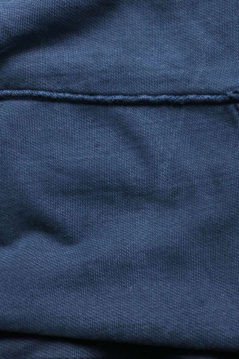 FENDI Metal Logo Plate Pullover Hoodie Blue Size XL