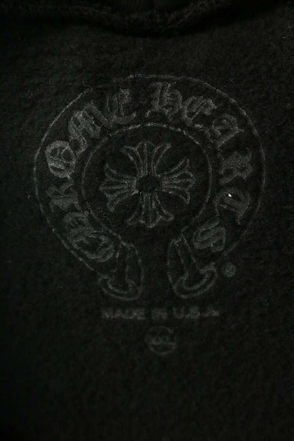 Chrome Hearts Back Horseshoe Floral Black XXL Hoodie Size XXL