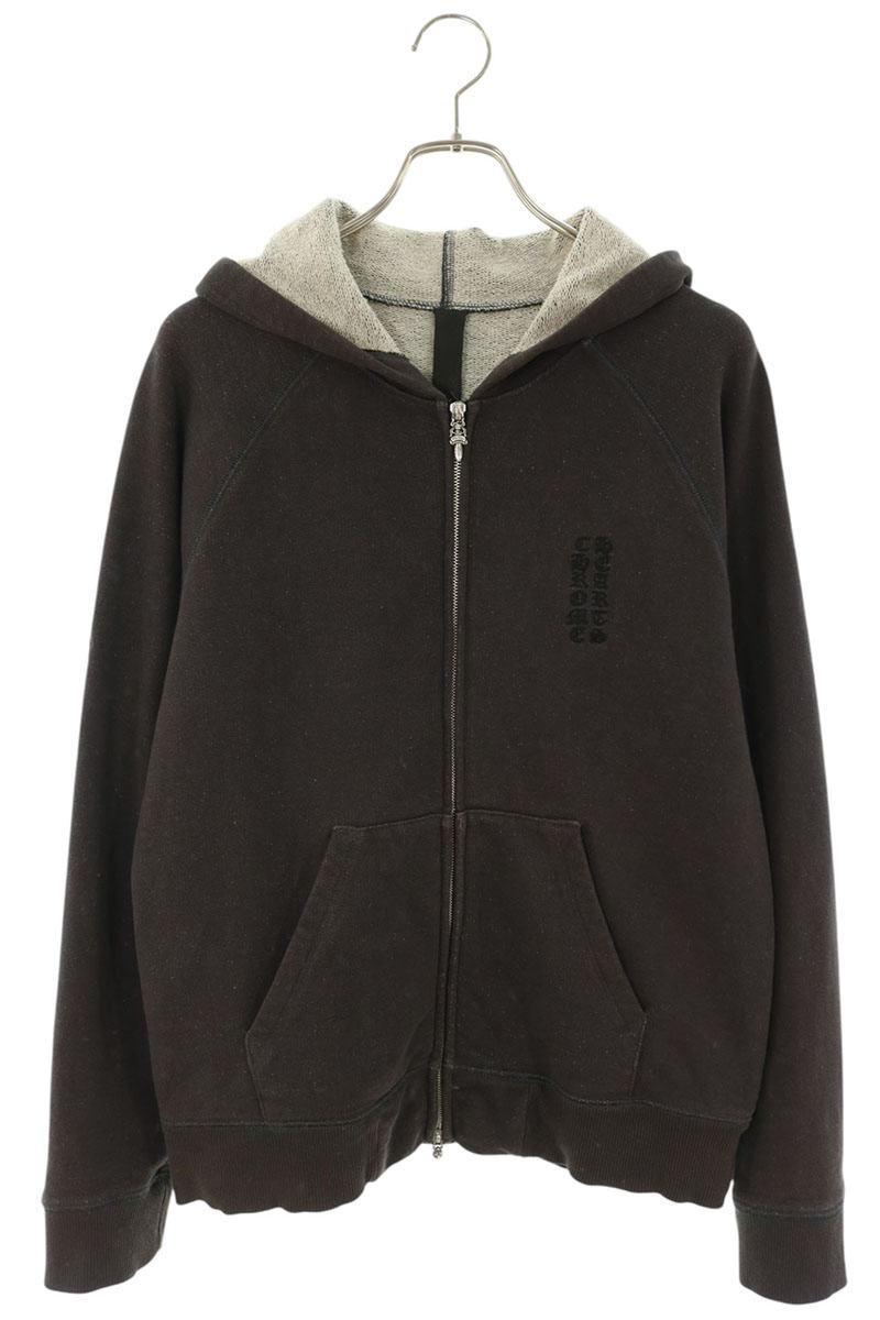 Chrome Hearts GRP Y NOT Dagger Logo Hoodie Black Size S