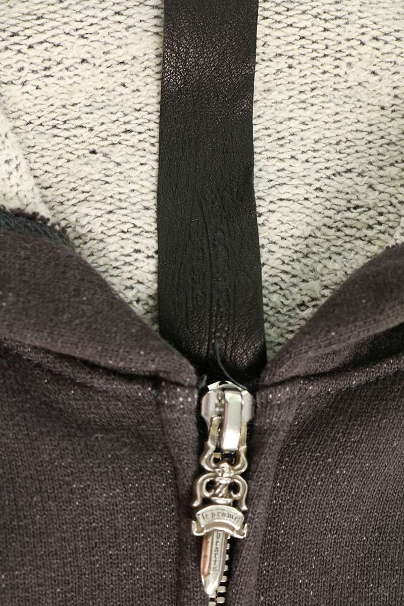 Chrome Hearts GRP Y NOT Dagger Logo Hoodie Black Size S