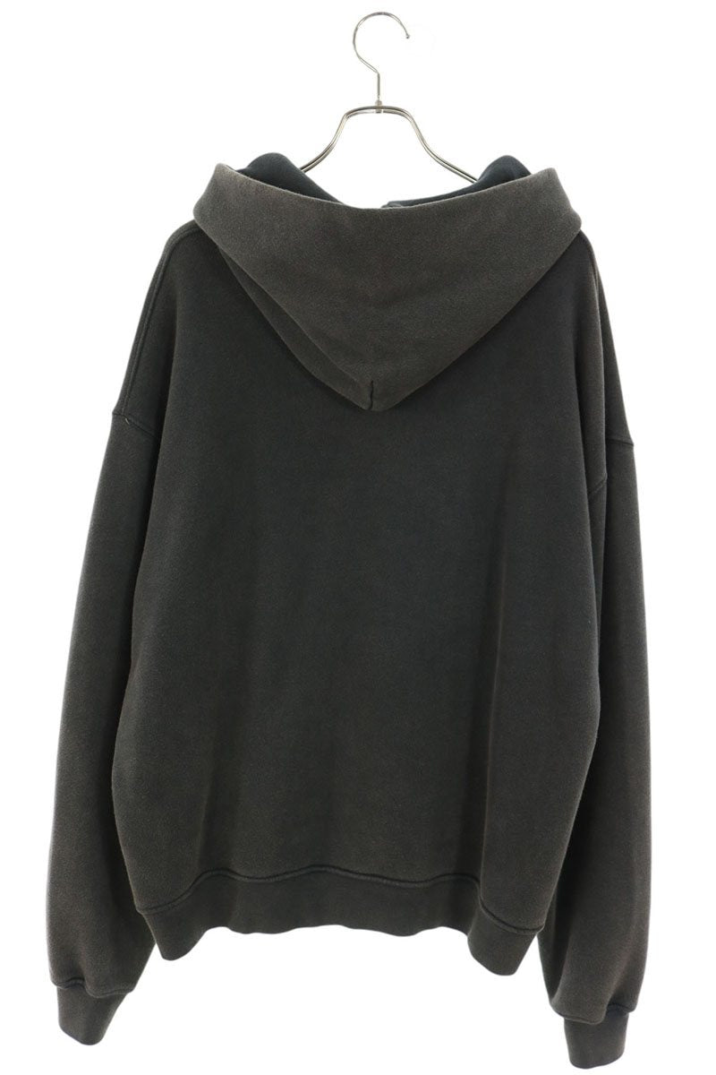 ASKYURSELF CROSS PATCH VINTAGE HOODIE Black Cotton Size L