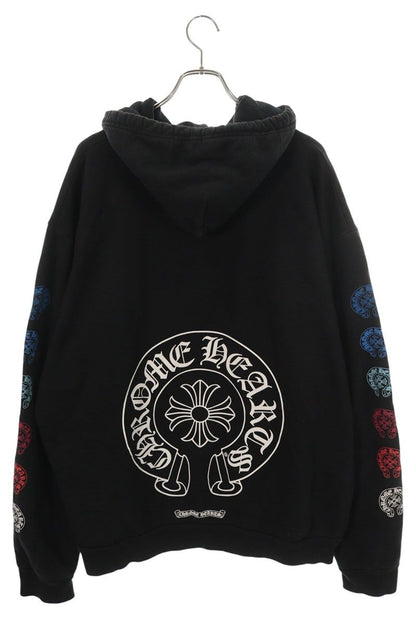 Chrome Hearts Arm Gradation Back Horseshoe Black XL Hoodie Size XL