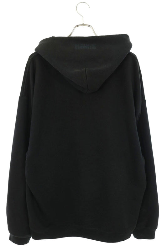 VETEMENTS Friendly Logo Pullover Hoodie Black Size M