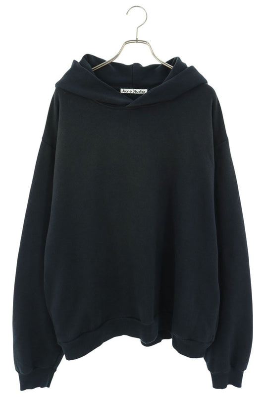 ACNE STUDIOS Back Logo Vintage Pullover Hoodie Black Size XL