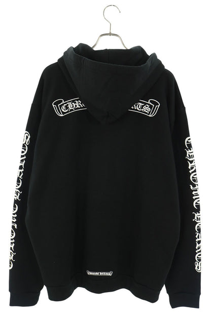 Chrome Hearts Back Label Logo Print Hoodie White XL Size XL