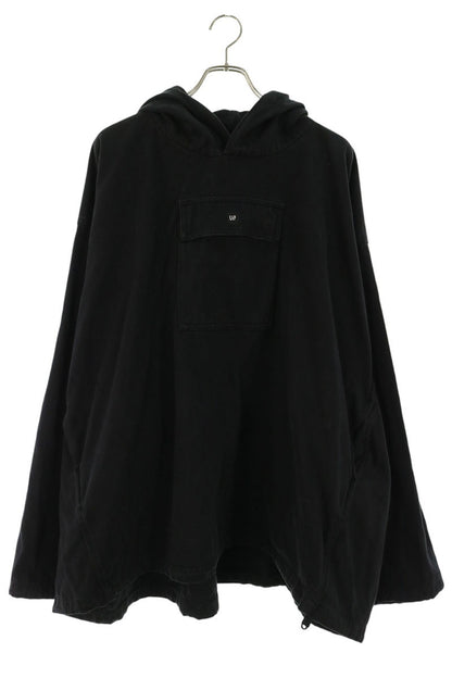 GAP Sateen Anorak Hoodie Black Size L