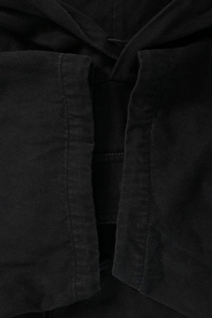 GAP Sateen Anorak Hoodie Black Size L