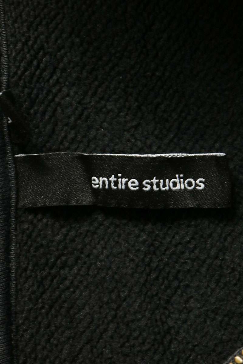 entire studios Cotton Full Zip Hoodie Gray Size L