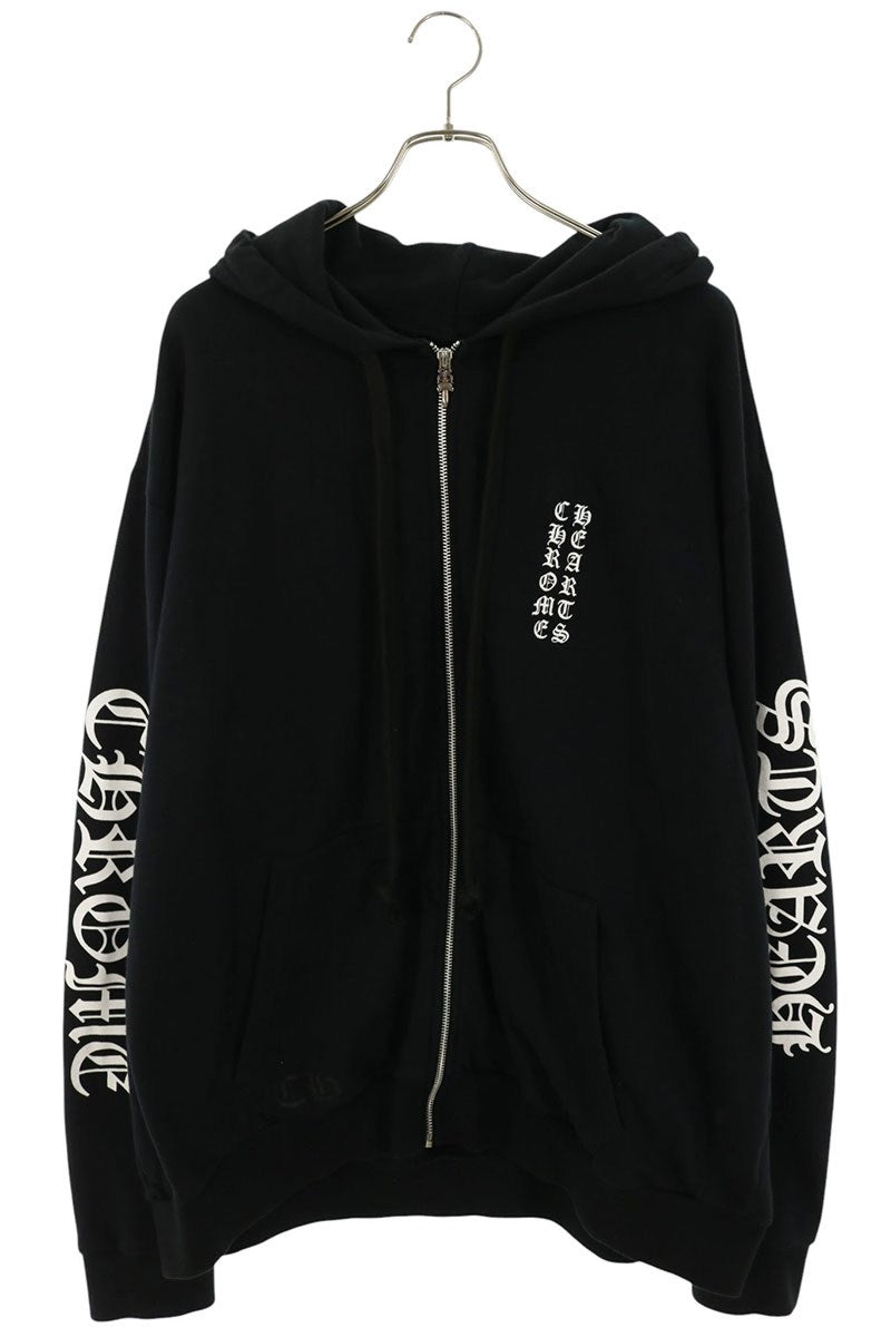 Chrome Hearts SWTSHRT HD ZIP Sleeve Logo Zip Hoodie Size XL
