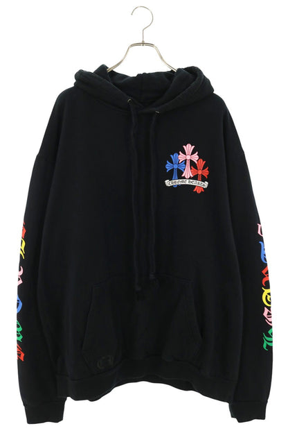 Chrome Hearts MLTCOL CEM CRS HD PLVR Hoodie Black Size XL
