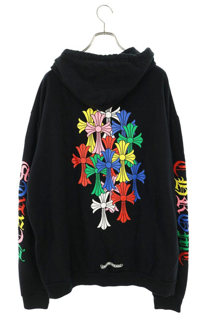 Chrome Hearts MLTCOL CEM CRS HD PLVR Hoodie Black Size XL