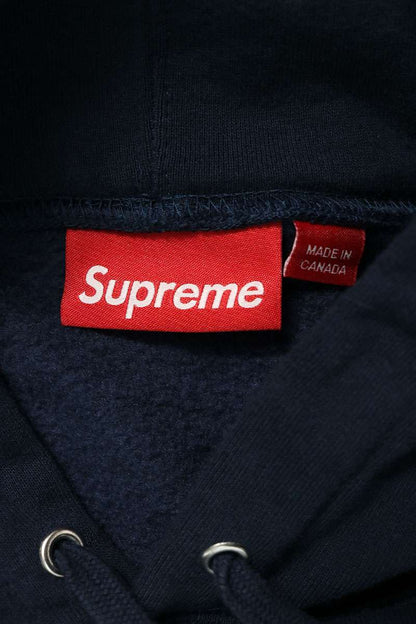 SUPREME 25AW Small Box Logo Pullover Hoodie Navy Size L