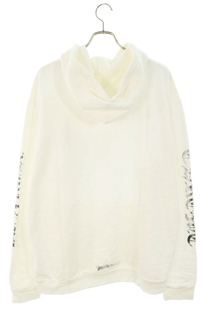 Chrome Hearts SWTSHRT HD PLVR Sleeve Hoodie White Size XL