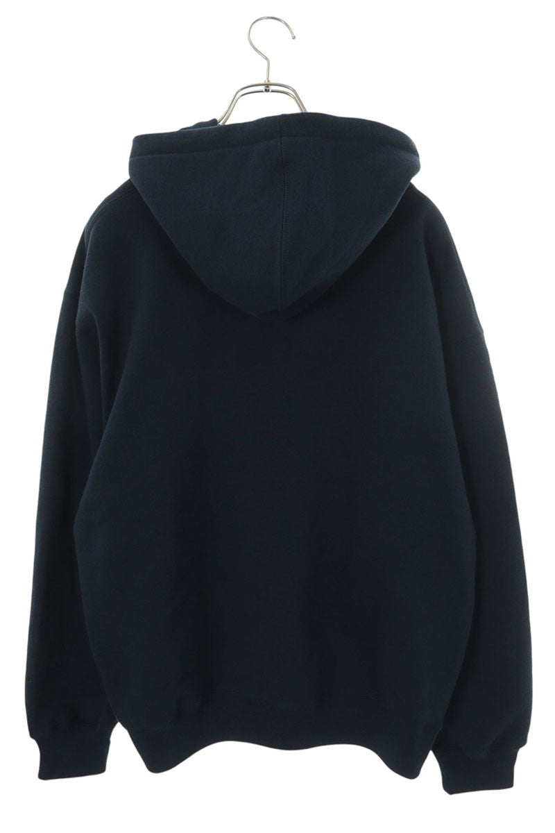 SUPREME 25AW Small Box Logo Pullover Hoodie Navy Blue Size L