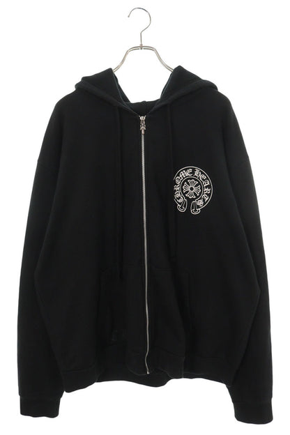 Chrome Hearts Tokyo Ltd Back Horseshoe Hoodie Black Size L