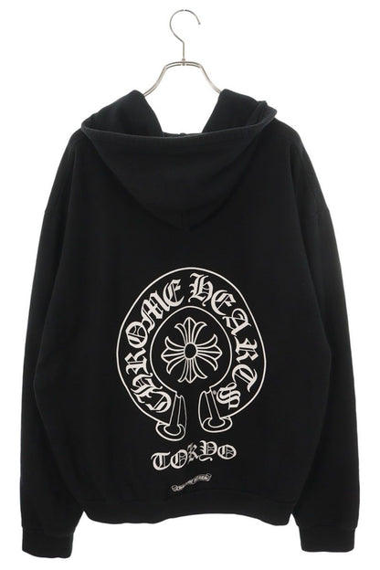 Chrome Hearts Tokyo Ltd Back Horseshoe Hoodie Black Size L