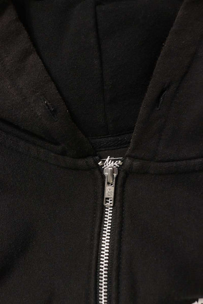 BORN X RAISED Back Logo Zip Hoodie Black Size L
