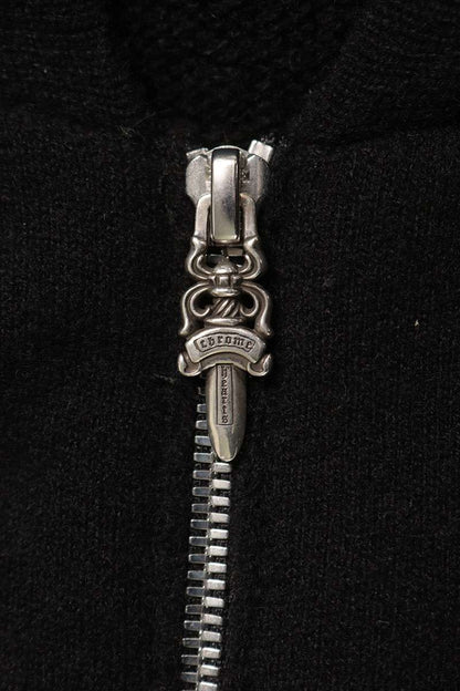 Chrome Hearts U LIFE SENTENCE Cashmere Hoodie Black Size L