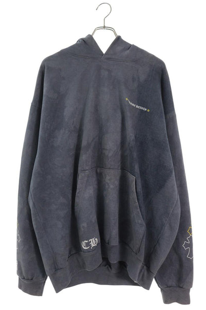 Chrome Hearts CH DRAKE Certified Lover Hoodie Navy Size XXL