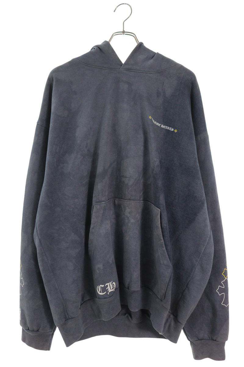 Chrome Hearts CH DRAKE Certified Lover Hoodie Navy Size XXL